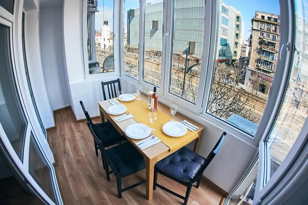 布加勒斯特Old Town 2 Beds Panoramic Balcony公寓 0*, 布加勒斯特 罗马尼亚